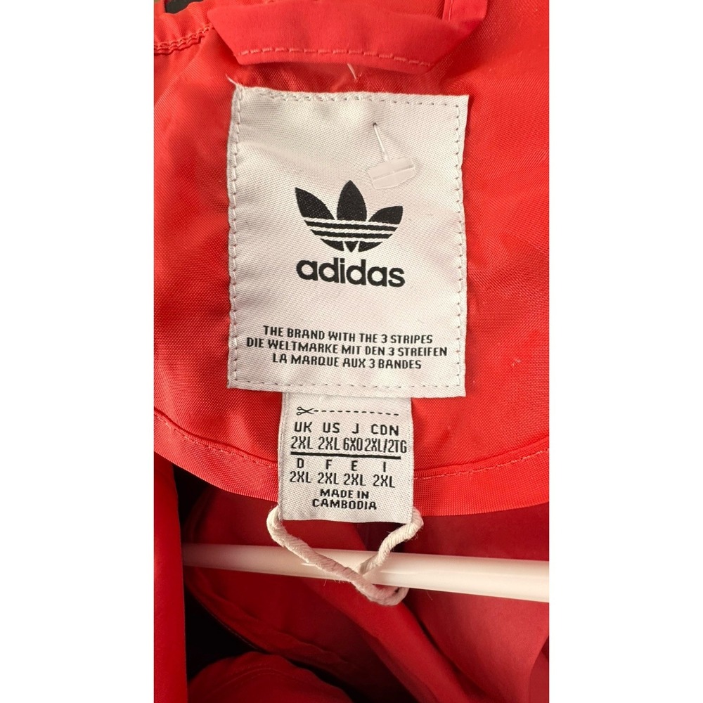Vintage Adidas Equipment Jacket Men Large Dual Zip Windbreaker Cal Surf - Picture 4 of 8